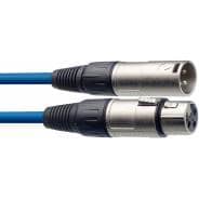 Stagg SMC3 3m XLR to XLR Microphone Cable - Blue