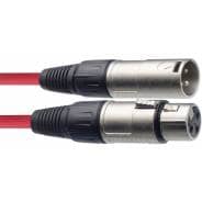Stagg SMC3 3m XLR to XLR Microphone Cable - Red