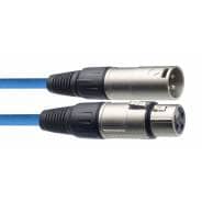 Stagg SMC6-CBL 6M XLR to XLR Microphone Cable - Blue