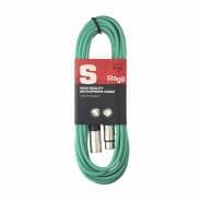 Stagg SMC6-CGR 6M XLR to XLR Microphone Cable - Green
