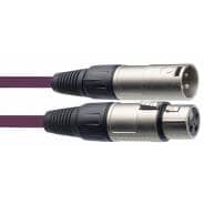 Stagg SMC6-CPP 6M XLR to XLR Microphone Cable - Purple