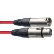 Stagg SMC6-CRD 6M XLR to XLR Microphone Cable - Red