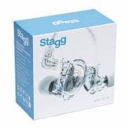 Stagg SPM-235 - Transparent 2-Driver In-Ear Monitors (1.2m)
