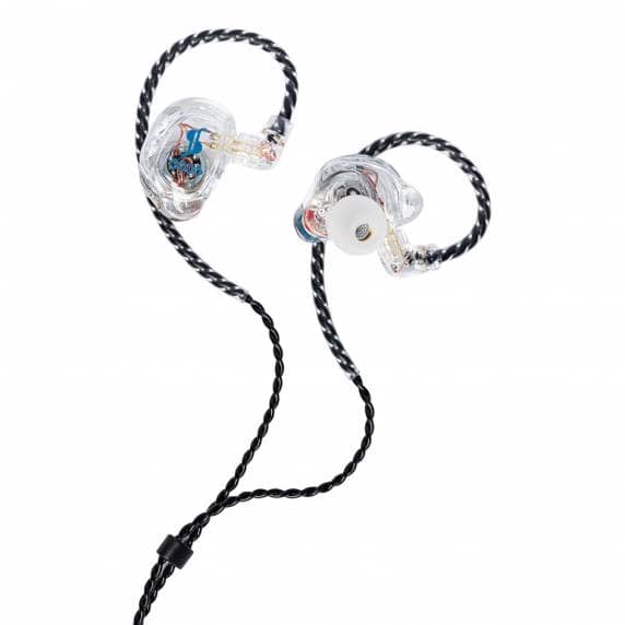 Stagg SPM-435 4 Driver In-Ear Monitors, Transparent