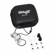 Stagg SPM-435 4 Driver In-Ear Monitors, Transparent