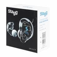Stagg SPM-435 4 Driver In-Ear Monitors, Transparent