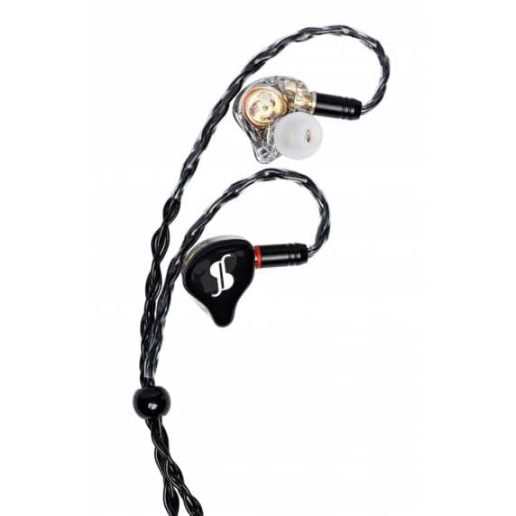 Stagg SPM-PRO-BK - Black 3-Driver In-Ear Monitors (1.35m)