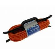 Status 13A Outdoor Extension Hook Up Cable, 10m Orange 