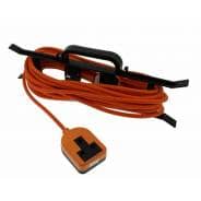Status 13A Outdoor Extension Hook Up Cable, 10m Orange 