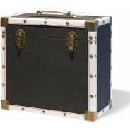Steepletone 12" Vinyl Record Storage Box - Black Cloth