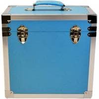 Steepletone 12" Vinyl Record Storage Box - Light Blue
