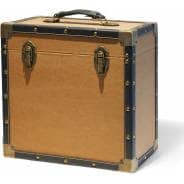 Steepletone 12" Vinyl Record Storage Box - Tan Cloth