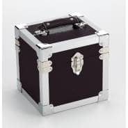 Steepletone 7" Vinyl & CD Storage Carry Case - Black