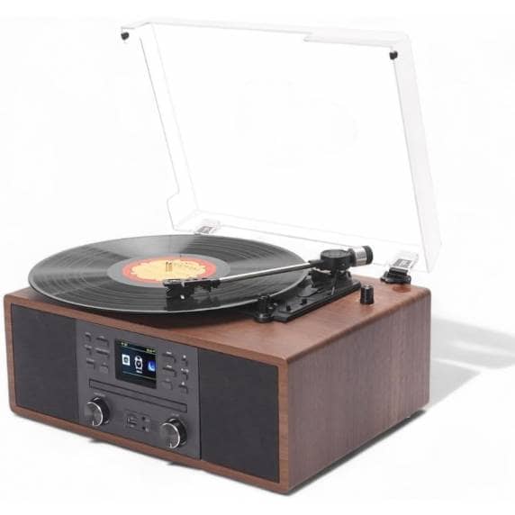 Steepletone Austin Music Centre with Record Player, CD, DAB, Bluetooth & More!