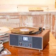 Steepletone Austin Music Centre with Record Player, CD, DAB, Bluetooth & More!