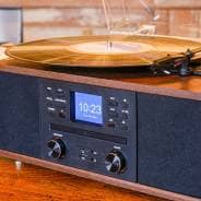 Steepletone Austin Music Centre with Record Player, CD, DAB, Bluetooth & More!