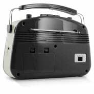 Steepletone Brighton BT 60s Retro Portable MW/LW/FM Radio with Bluetooth - Black
