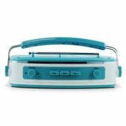 Steepletone Brighton BT 60s Retro Portable MW/LW/FM Radio with Bluetooth - Duck Egg Blue