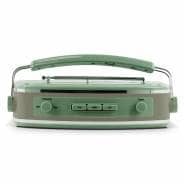 Steepletone Brighton BT 60s Retro Portable MW/LW/FM Radio with Bluetooth - Sage Green