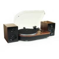 Steepletone Camden 2 Bluetooth Turntable System with Bookshelf Speakers - B-STOCK