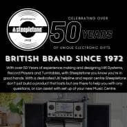 Steepletone Houston XP High-Power 6-In-1 Music Centre (Silver Front)