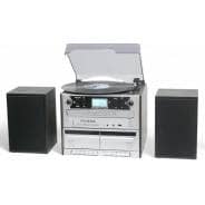 Steepletone Phoenix 6-In-1 Music Centre - Bluetooth, MP3, FM Radio, CD, Cassette Player