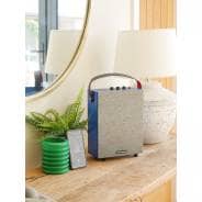 Steepletone REDEFY - High Power Luxury Bluetooth Speaker (Retro Pop Blue)