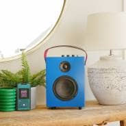 Steepletone REDEFY - High Power Luxury Bluetooth Speaker (Retro Pop Blue)