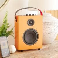 Steepletone REDEFY - High Power Luxury Bluetooth Speaker (Retro Pop Orange)