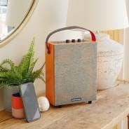 Steepletone REDEFY - High Power Luxury Bluetooth Speaker (Retro Pop Orange)