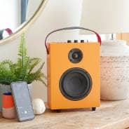 Steepletone REDEFY - High Power Luxury Bluetooth Speaker (Retro Pop Orange)