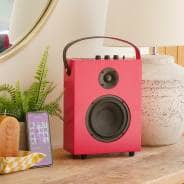 Steepletone REDEFY - High Power Luxury Bluetooth Speaker (Retro Pop Red)