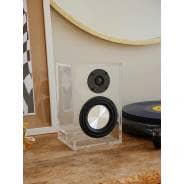 Steepletone Soho - Clear Luxury Turntable with Wireless Speakers