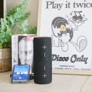 Steepletone SPLIT - Portable Two-In-One Split Bluetooth Speaker (Black)