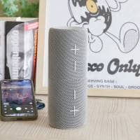 Steepletone SPLIT - Portable Two-In-One Split Bluetooth Speaker (Light Grey)