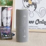 Steepletone SPLIT - Portable Two-In-One Split Bluetooth Speaker (Light Grey)