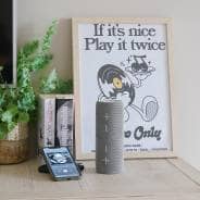 Steepletone SPLIT - Portable Two-In-One Split Bluetooth Speaker (Light Grey)