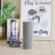 Steepletone SPLIT - Portable Two-In-One Split Bluetooth Speaker (Light Grey)