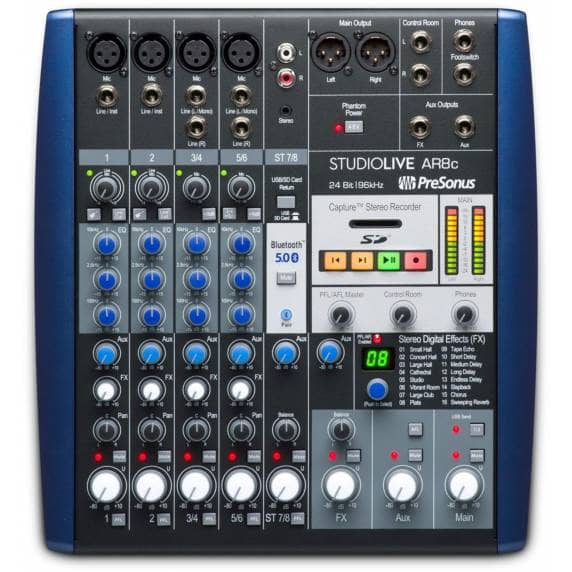 StudioLive AR8c 8-channel USB-C Compatible Audio Interface