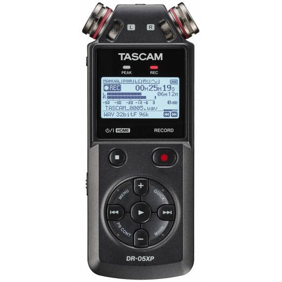 Tascam DR-05XP Stereo Handheld Audio Recorder & USB Audio Interface