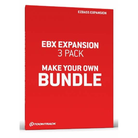 Toontrack EBX Value Pack - 3x EBX Expansions of Choice (Serial Download)