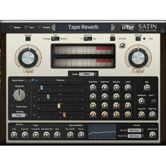 u-he Satin - Magnetic Tape Emulation Software  (Serial Download)