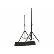 Ultimax MSA 325BK Air Cushioned Speaker Stands and Bag (Pair)
