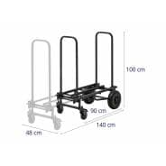 Ultimax StageCartPro Heavy-Duty Stage Equipment Trolley Cart