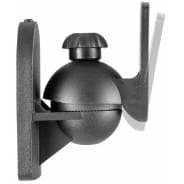 Universal Adjustable Speaker Wall Mount Brackets - Black