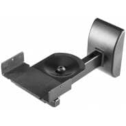 Universal Side Clamping Speaker Wall Mount Bracket - Black