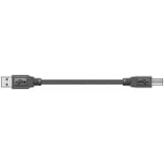 USB 2.0 Type A Plug to Type B Plug Leads - 1.5m