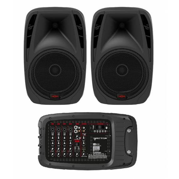 Portable Vector Systems Vector VRC-210 Portable PA System with Bluetooth - B Stock