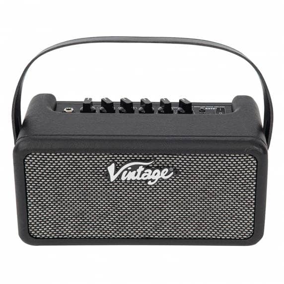 Vintage Retro 15 - 15W Bluetooth Guitar Amplifier with Effects – Black
