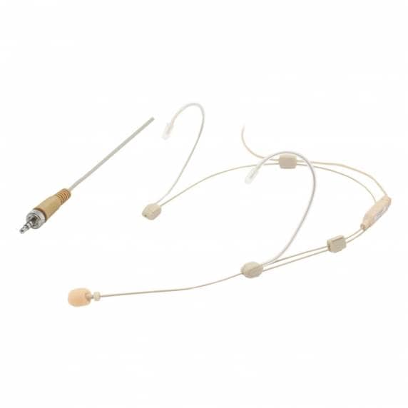 W Audio Adjustable Headset Microphone - 3-Pole Locking Jack (for Sennheiser & Trantec Systems)